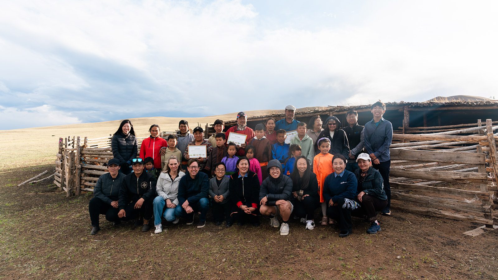 Vision Trip group in Mongolia